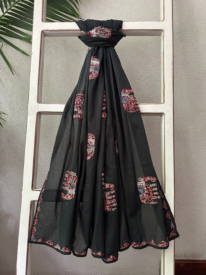 SHREYA  APPLIQUE  DUPATTA