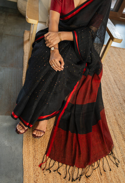 NAVI  LINEN  SARI