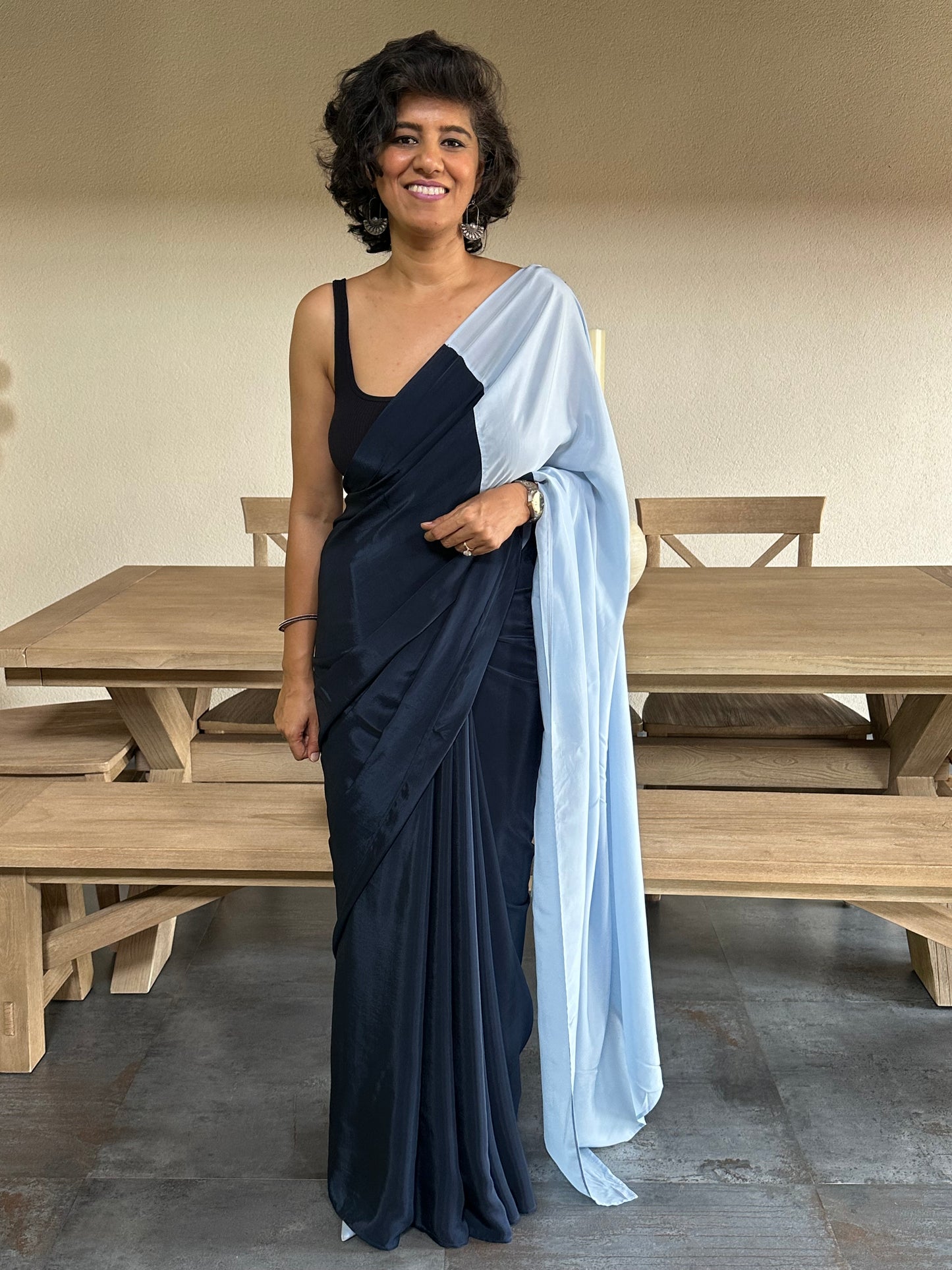 SKY LIGHT SAREE