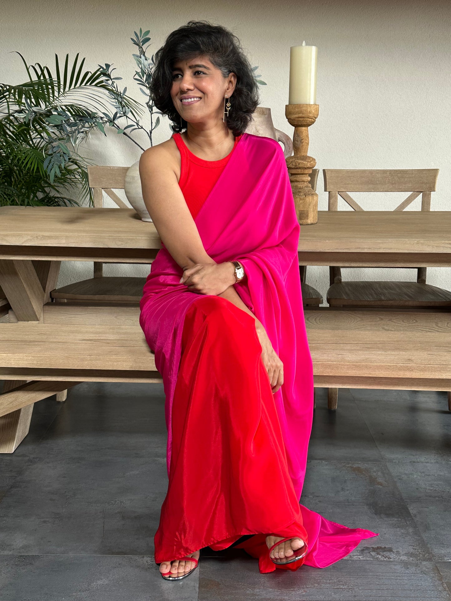 ROCK AND BLOOM SAREE