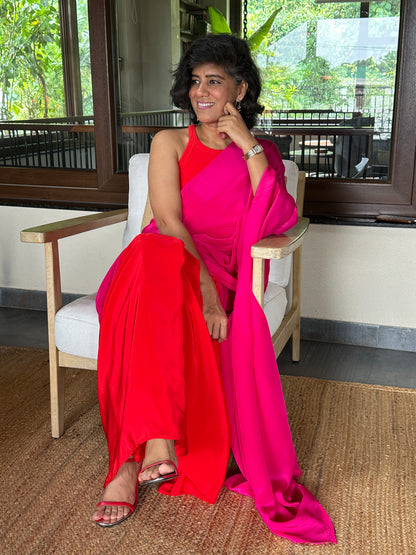 ROCK AND BLOOM SAREE