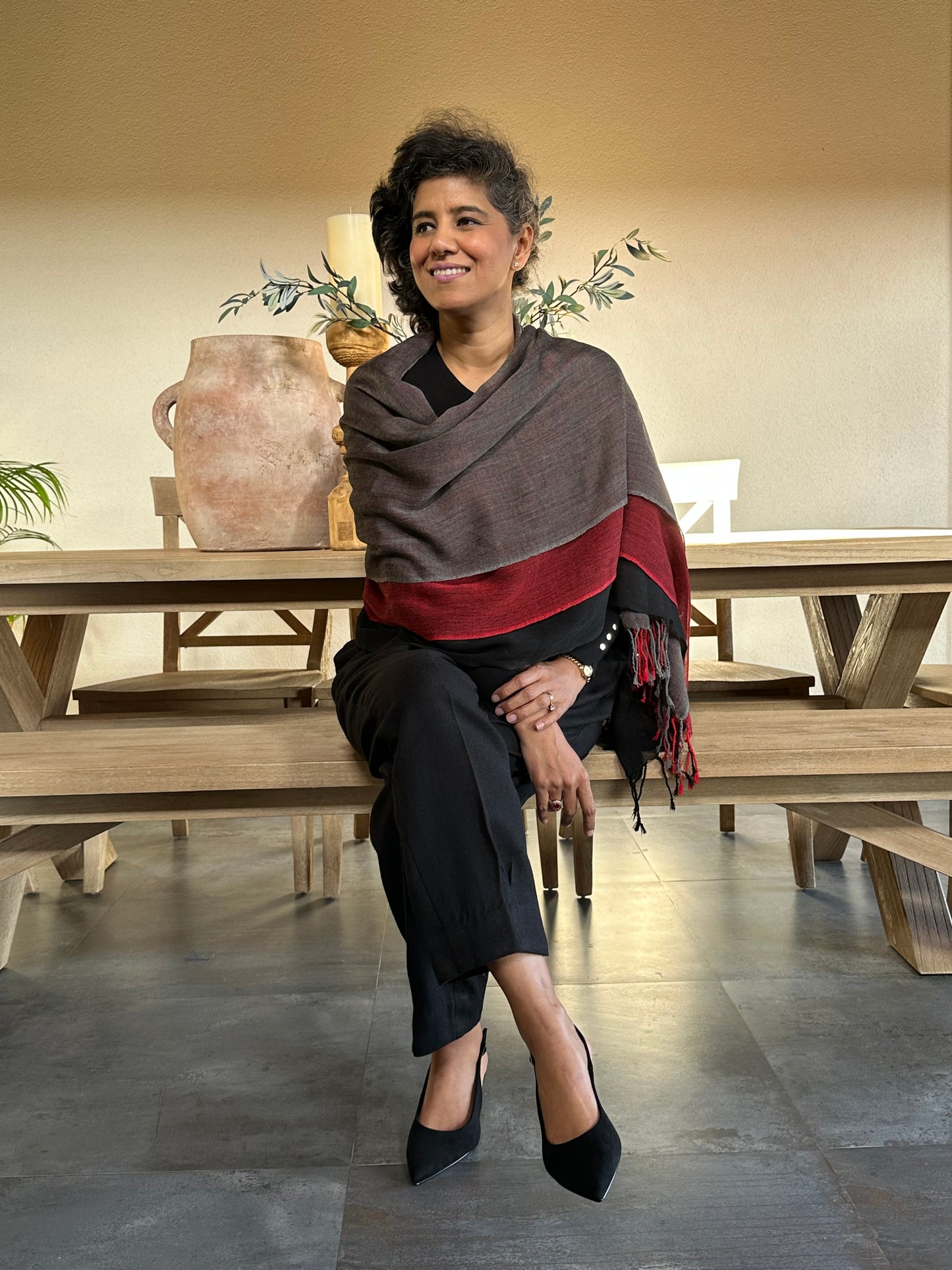 BHUTA  SHAWL ( Three Layer Shawl )