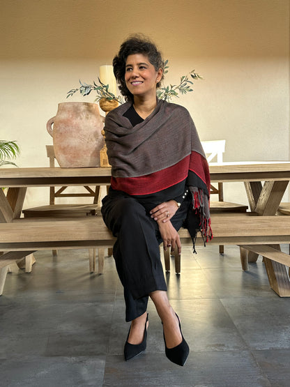 BHUTA  SHAWL ( Three Layer Shawl )