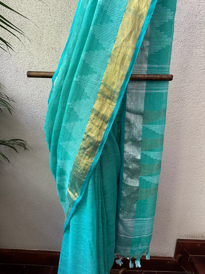 REEMA 7  LINEN  SARI