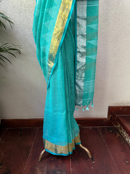 REEMA 7  LINEN  SARI