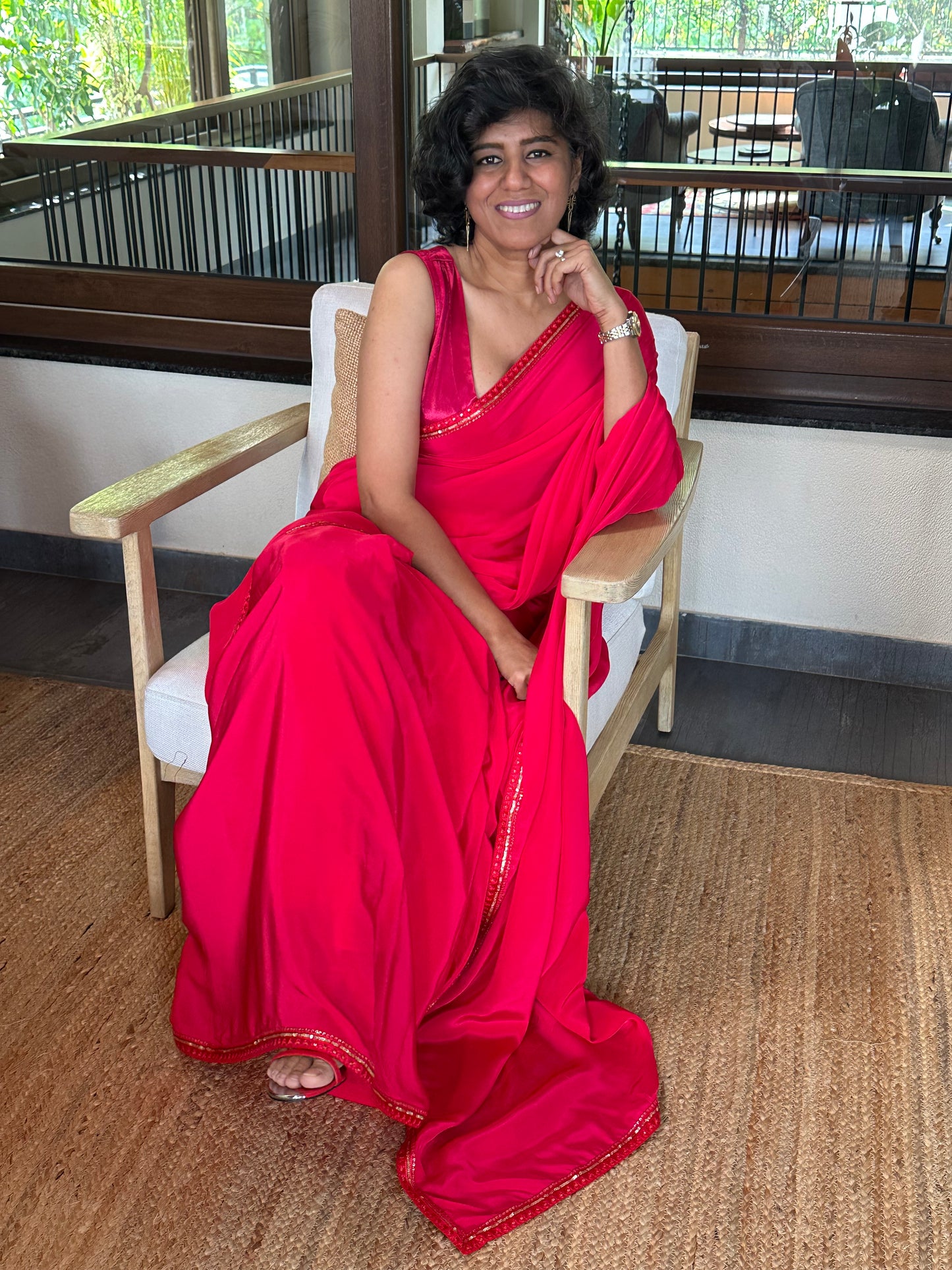 GARGI LACE SARI