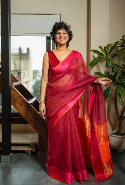 WISHA  SILK  SARI
