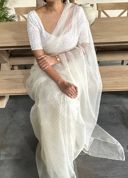 VIDUSHI RANI  SILK ORGANZA SAREE