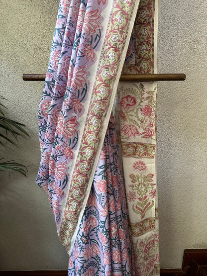 RAJNIGANDHA  COTTON  SARI