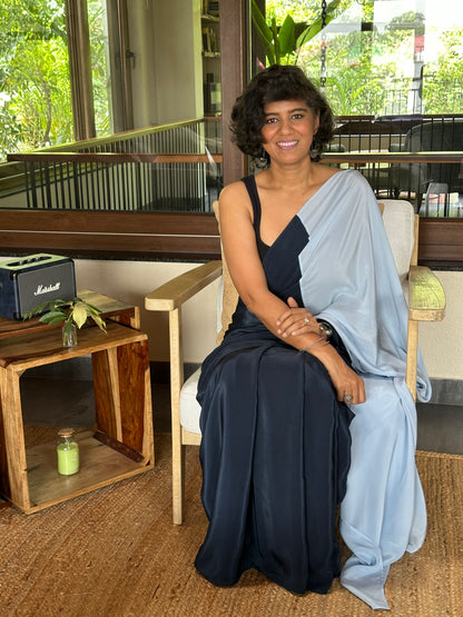 SKY LIGHT SAREE
