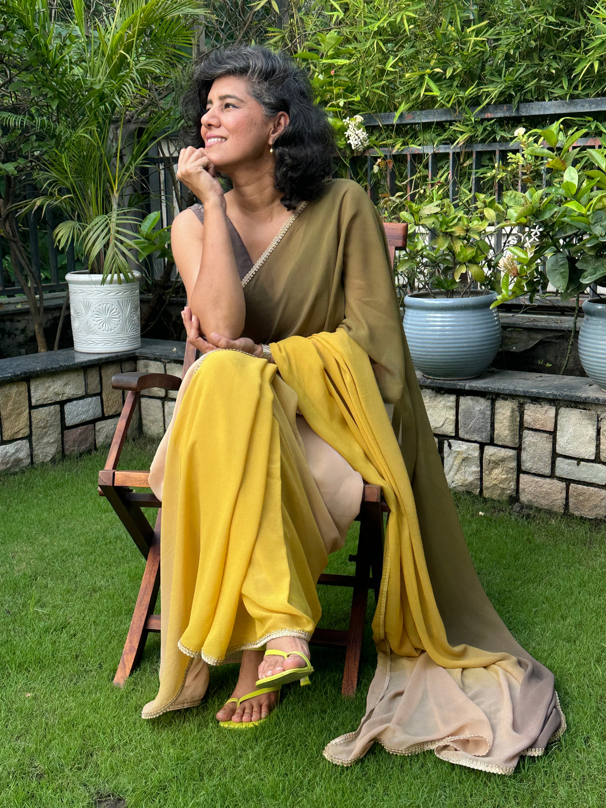 SMITHA GEORGETTE SARI