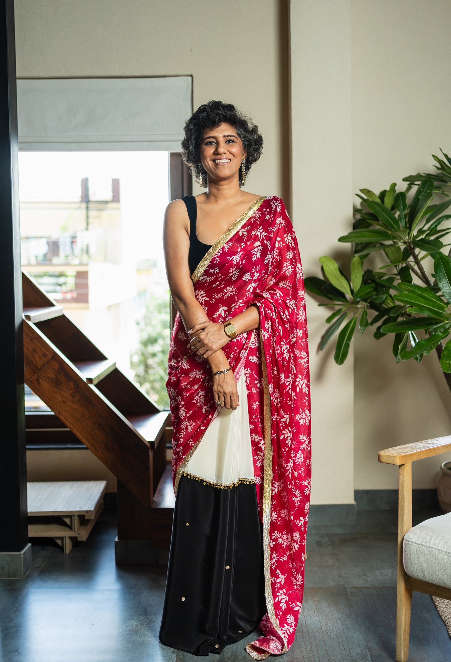 RASHMI CREPE SARI