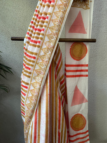SUNDARI  COTTON  SARI