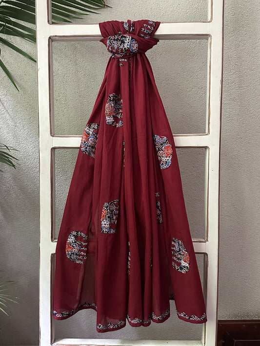 INDU  APPLIQUE  DUPATTA