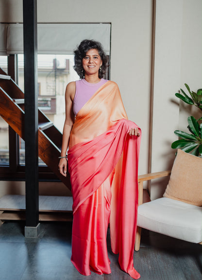VANDANA  SHADED  MODAL  SARI