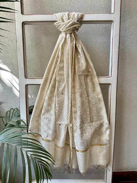 KARISHMA  CHANDERI  DUPATTA