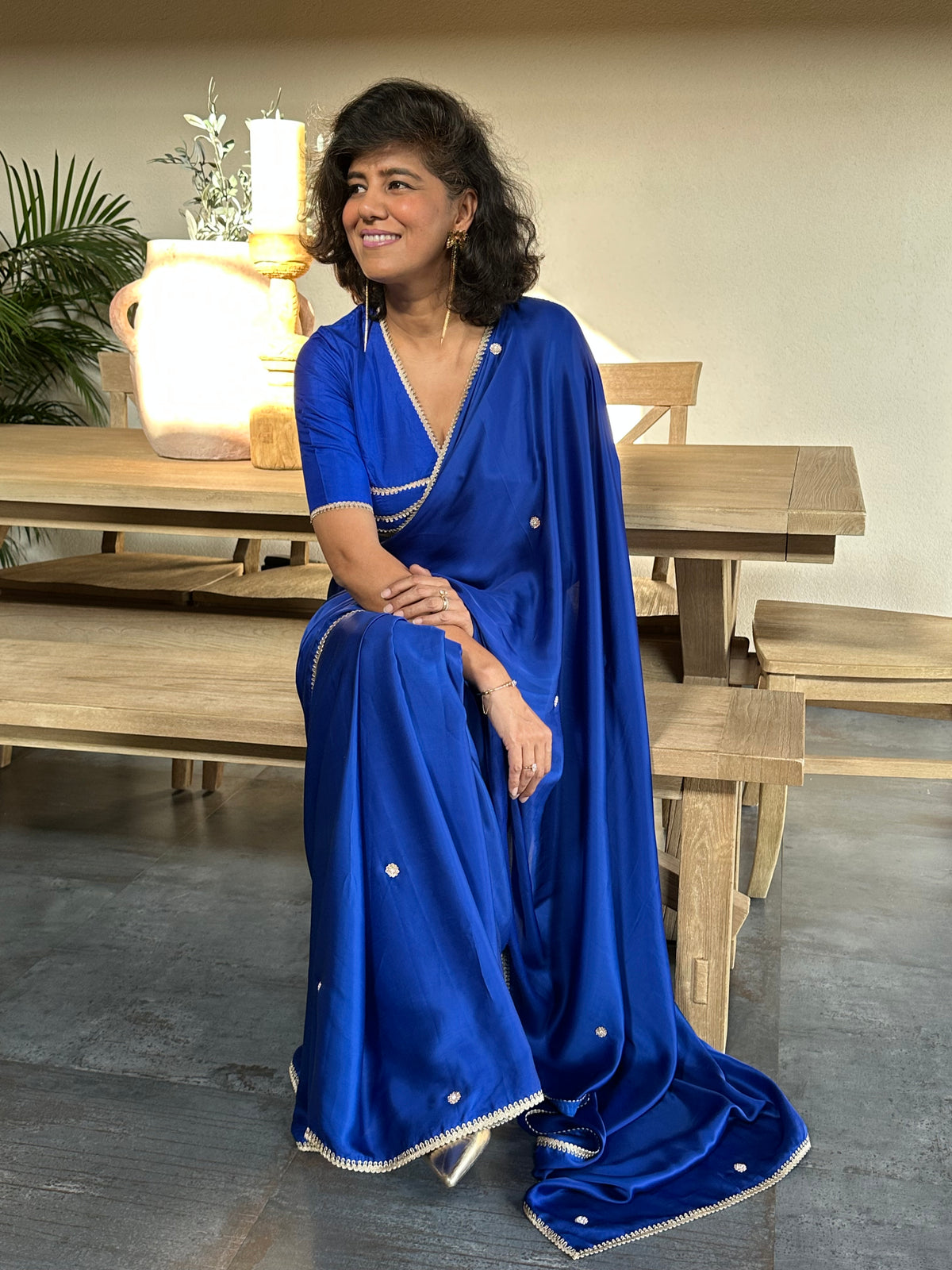 SANTOSH  BEMBERG MODAL SARI