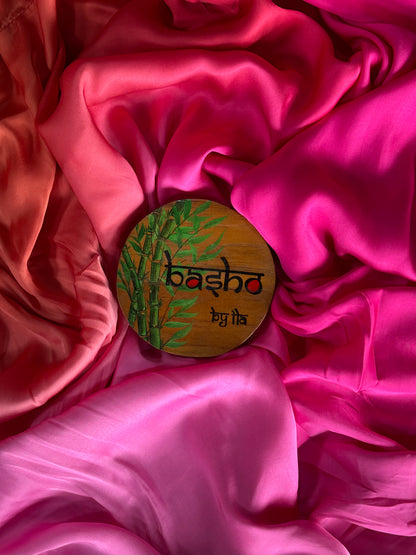 AARYA PINK SHADED MODAL SARI