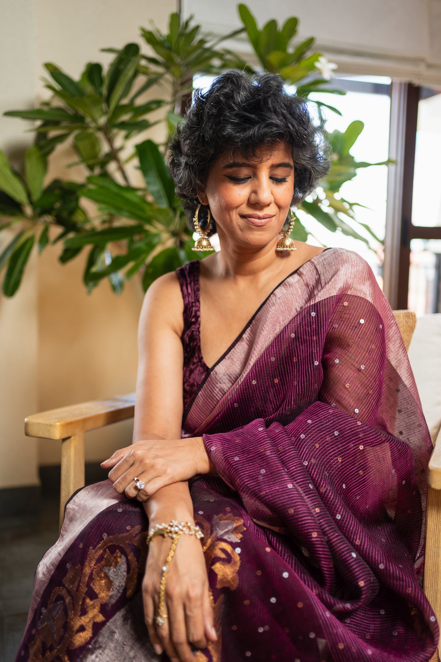KIRAN  SILK  SARI