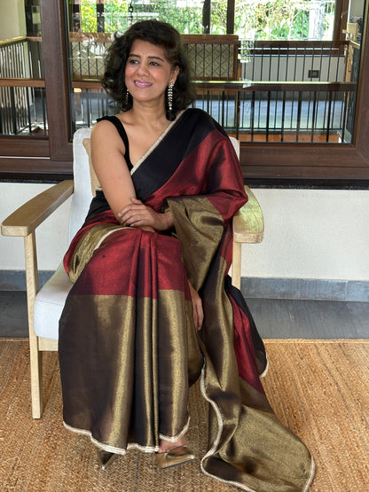 CHANDRAMA TISSUE COTTON SARI