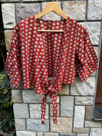 MAULIKA COTTON BLOUSE