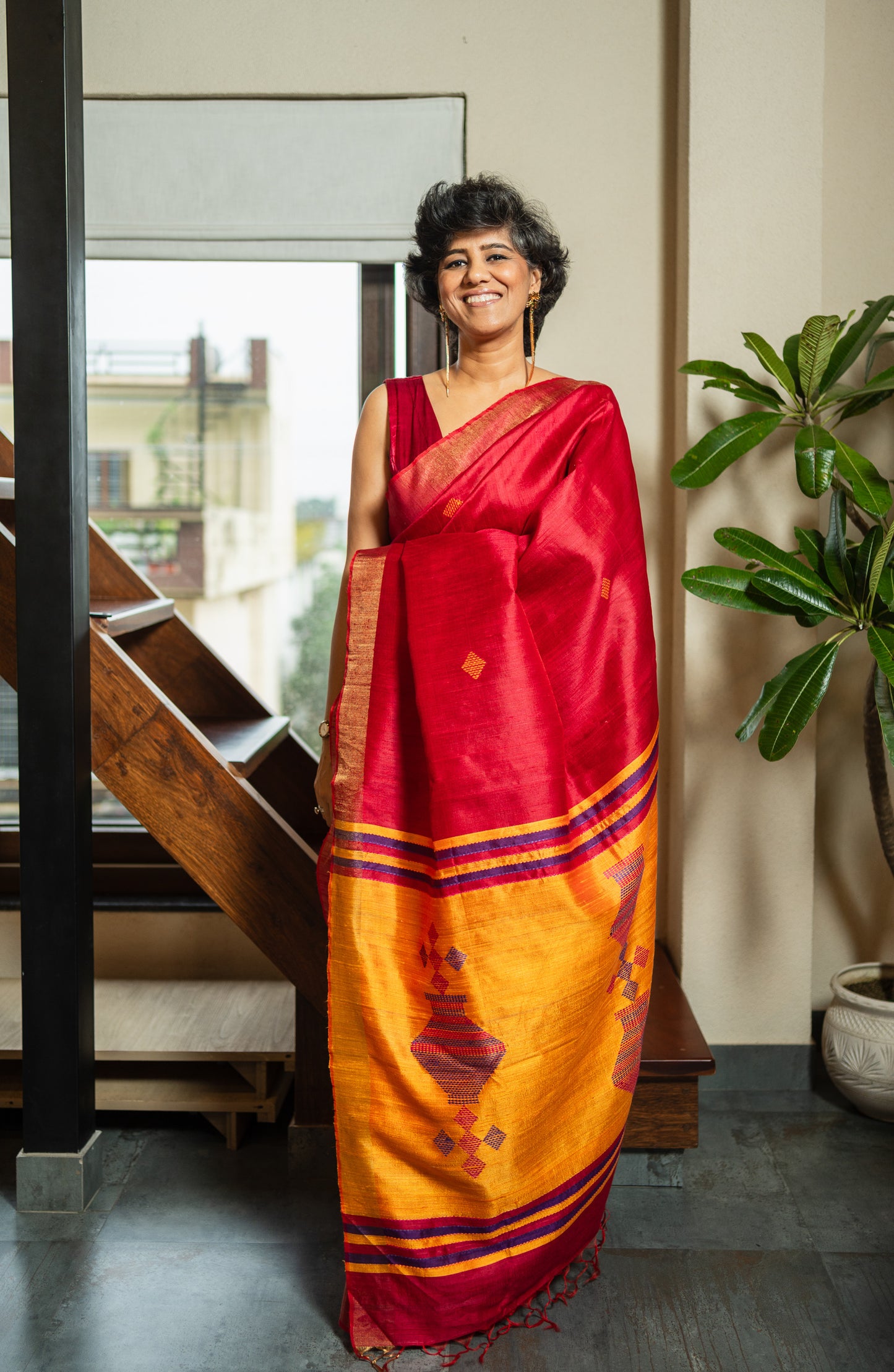 RADHA  SILK  SARI