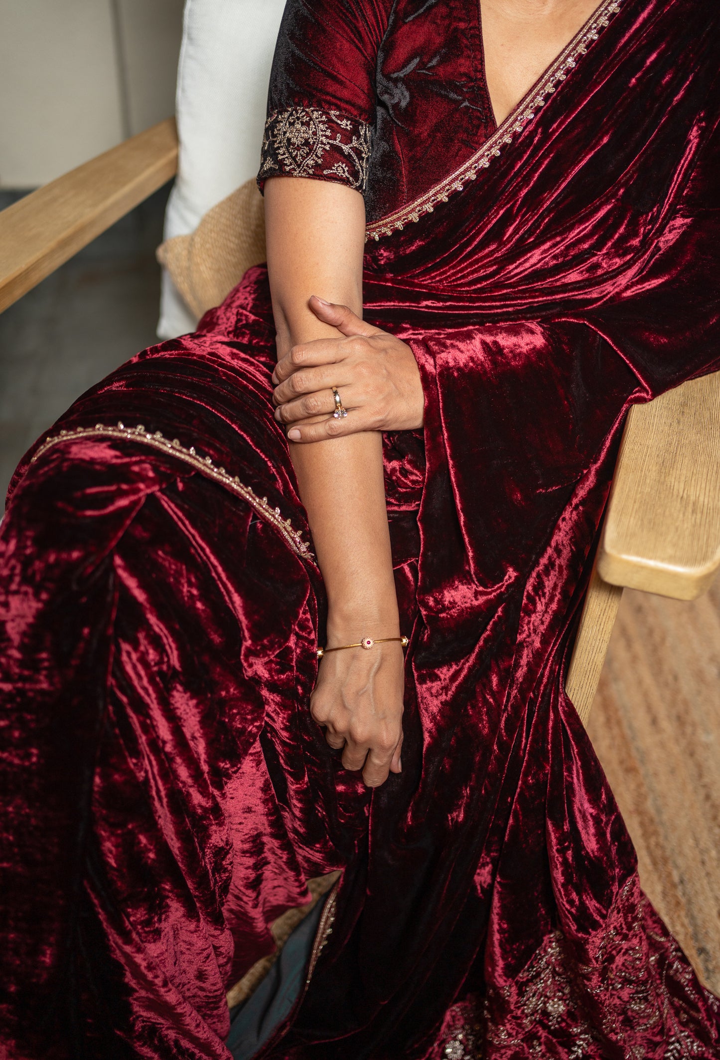 SAHDEV  VELVET  SARI