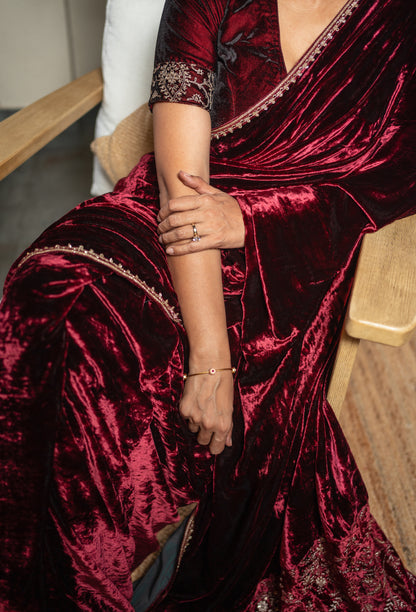 SAHDEV  VELVET  SARI