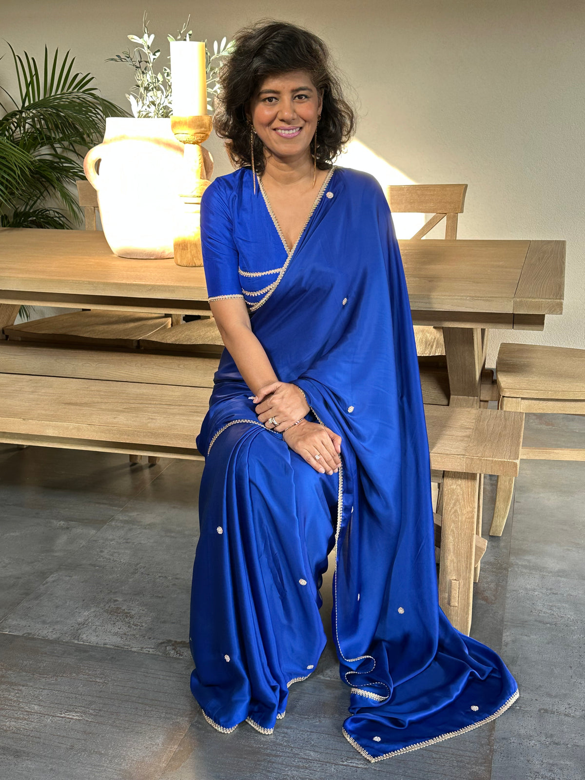 SANTOSH  BEMBERG MODAL SARI