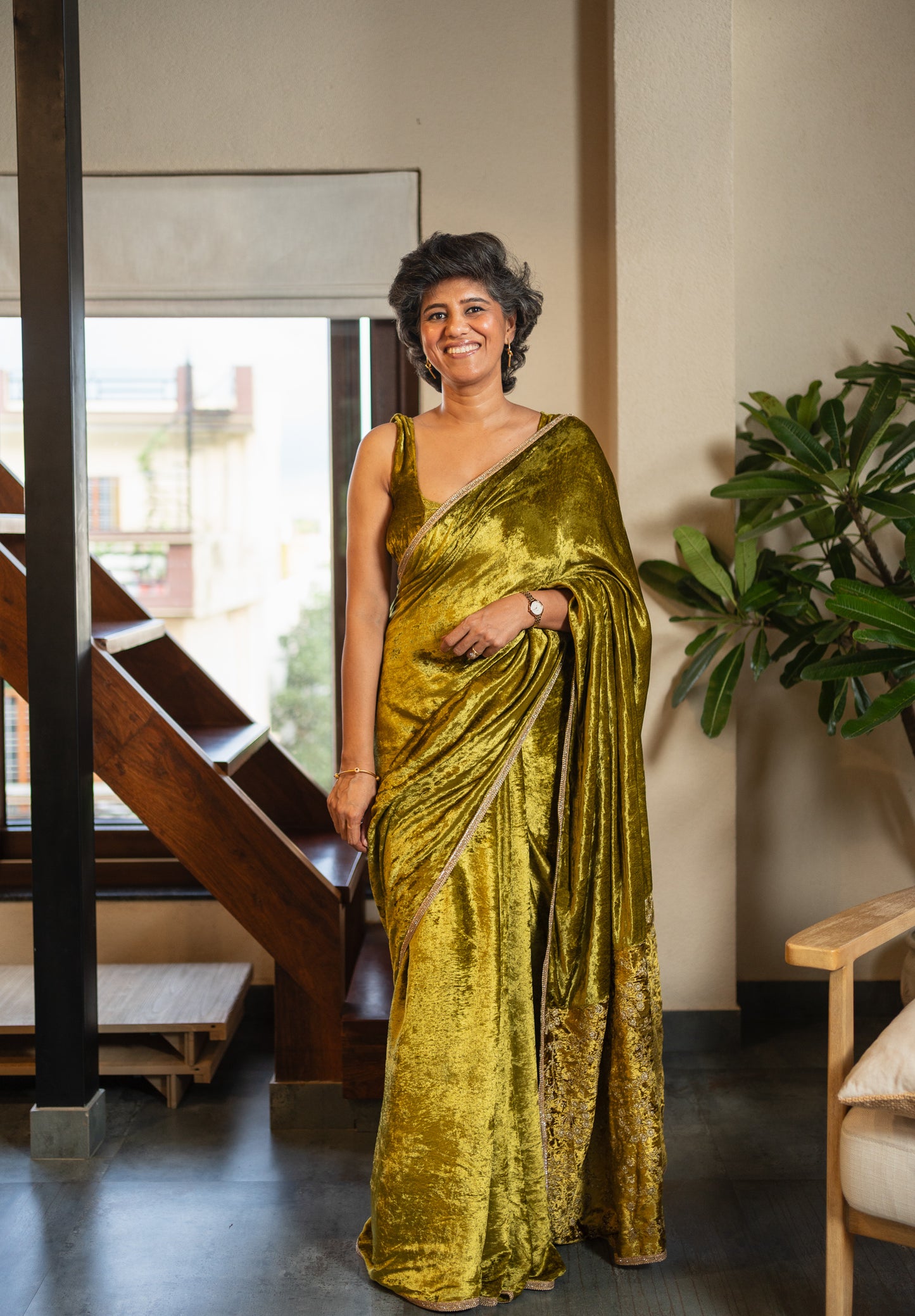 NAKUL VELVET SARI