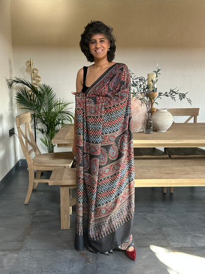 KAMALA  MUSLIN  SARI