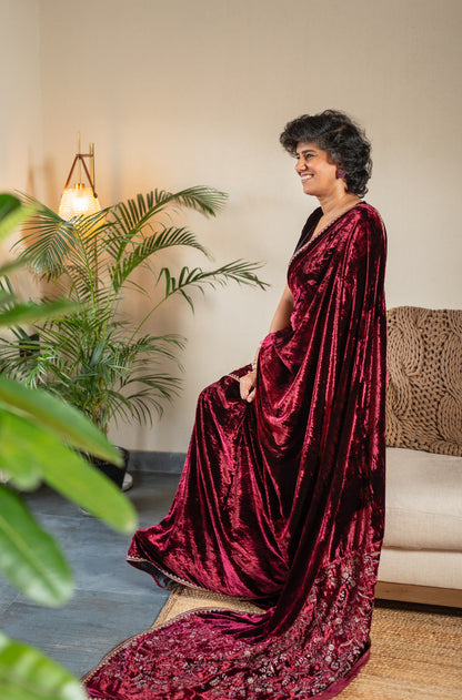 SAHDEV  VELVET  SARI