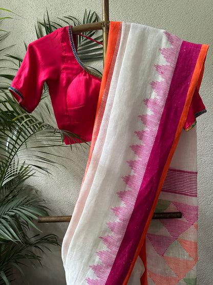 REEMA 1  LINEN  SARI