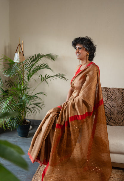 JANVI  SILK  SARI