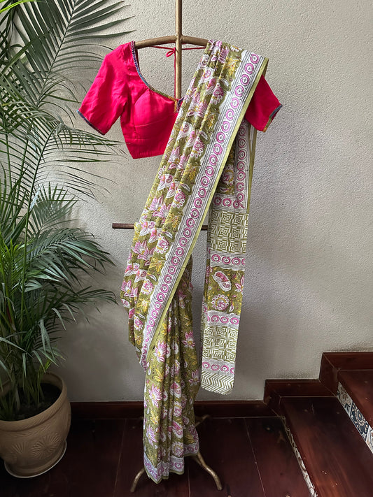 PRENA  COTTON  SARI