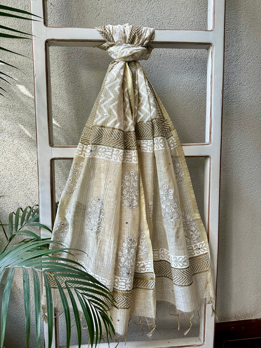 NIKKI  CHANDERI  DUPATTA