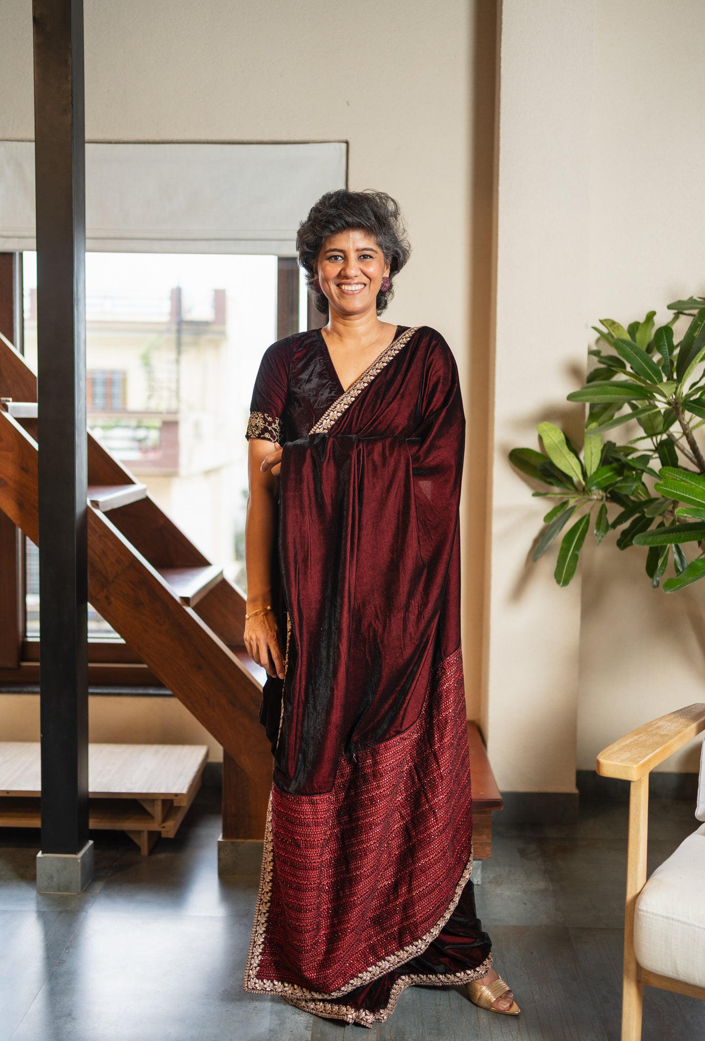 PARIKSHIT VELVET SARI
