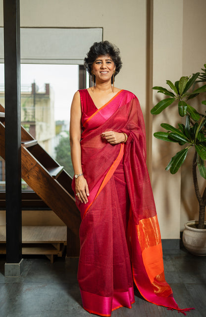 WISHA  SILK  SARI