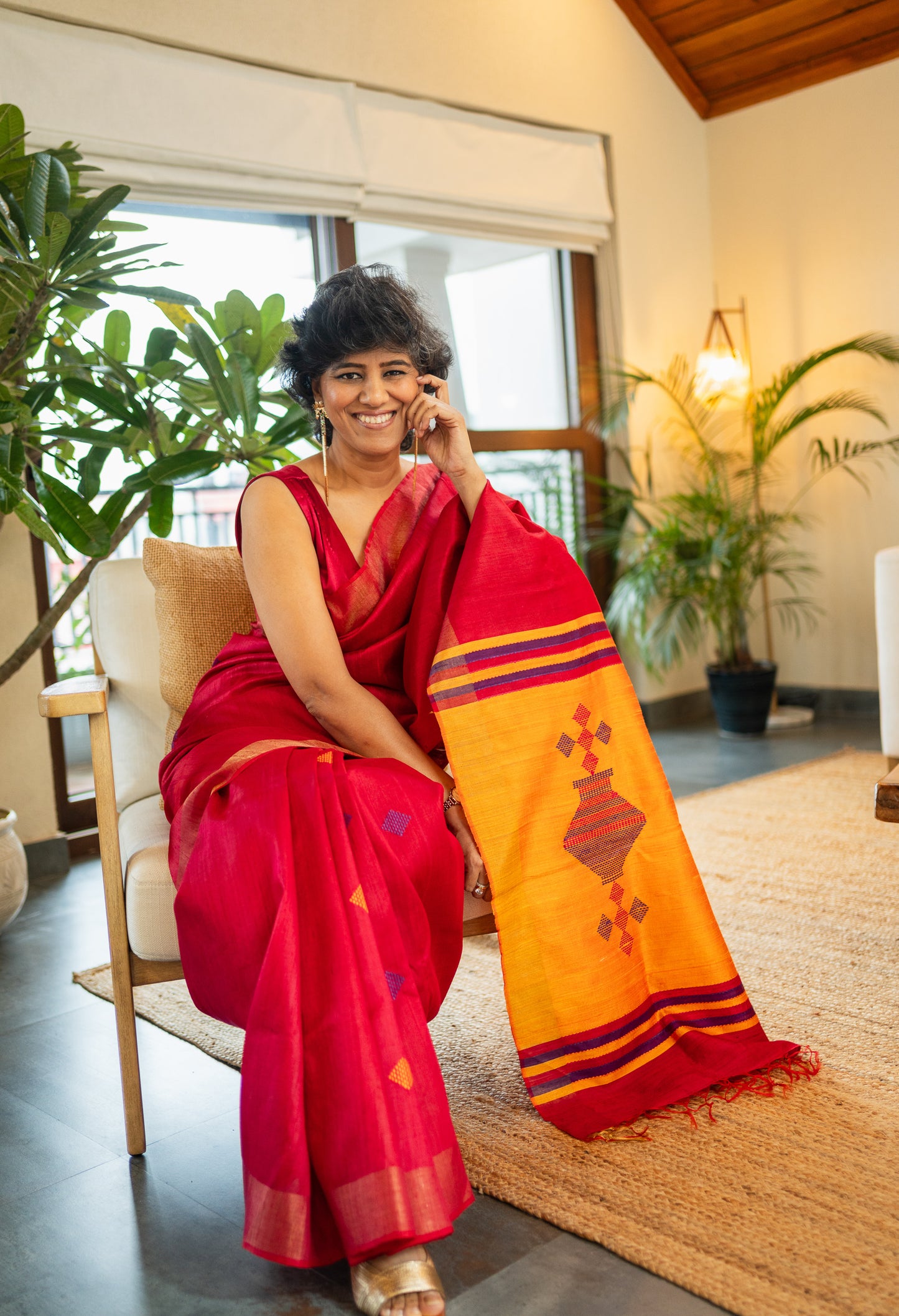 RADHA  SILK  SARI