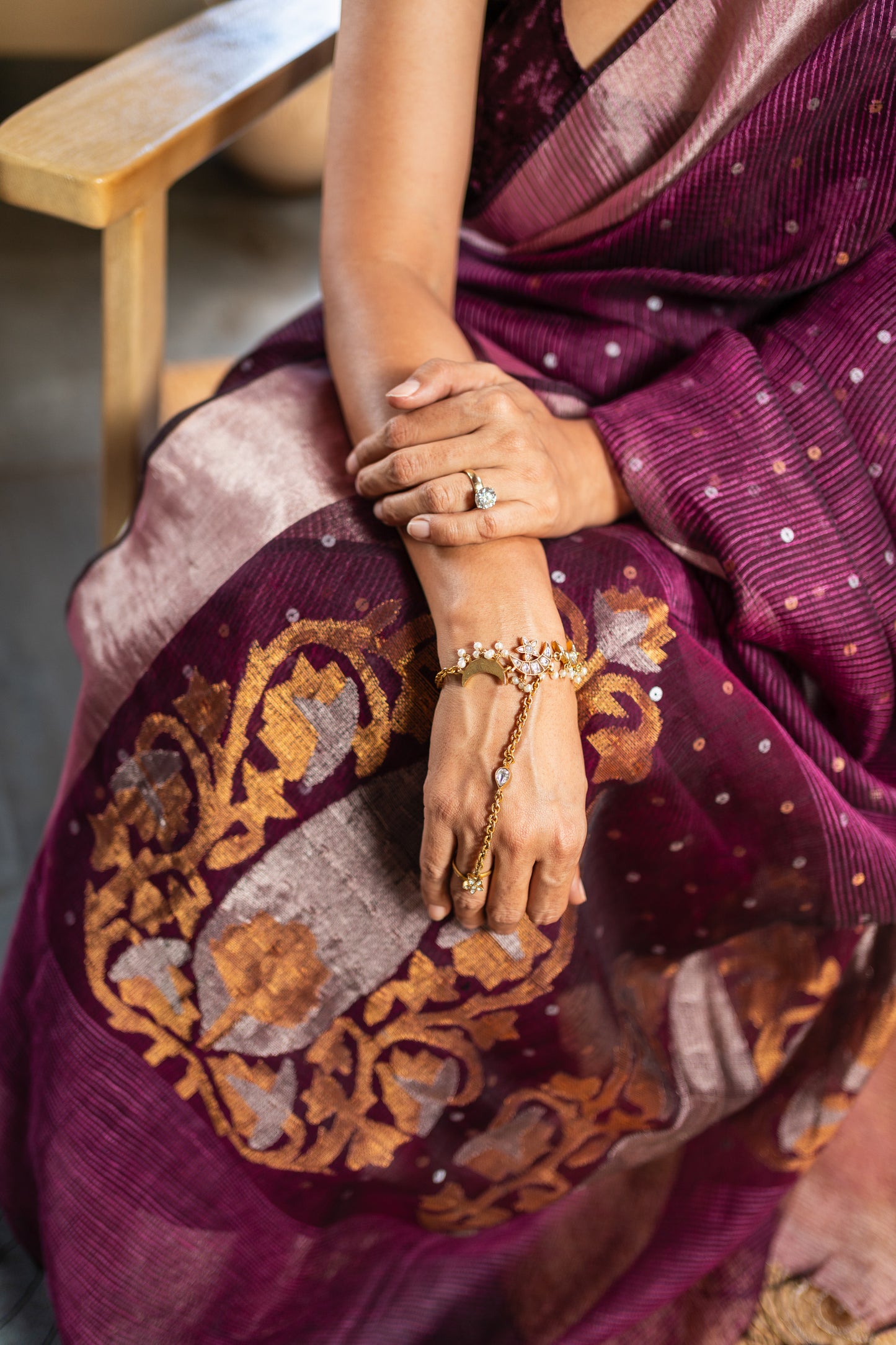 KIRAN  SILK  SARI