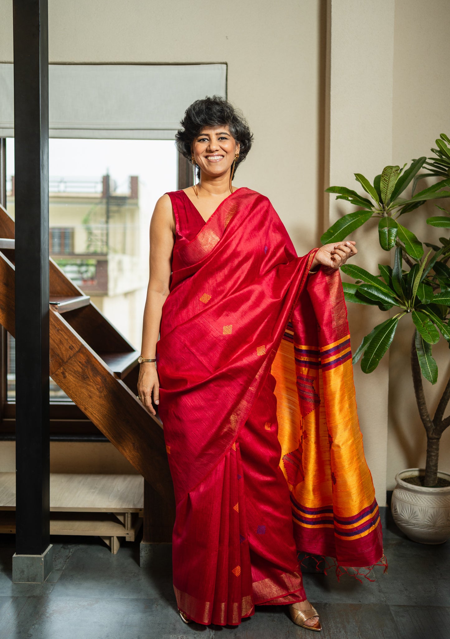 RADHA  SILK  SARI