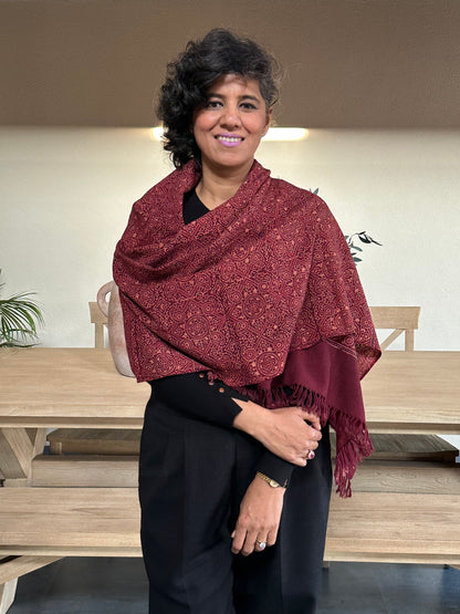 VIBHASU  COTTON  LINEN  STOLE