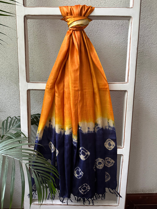 RANGEELA  SILK  DUPATTA