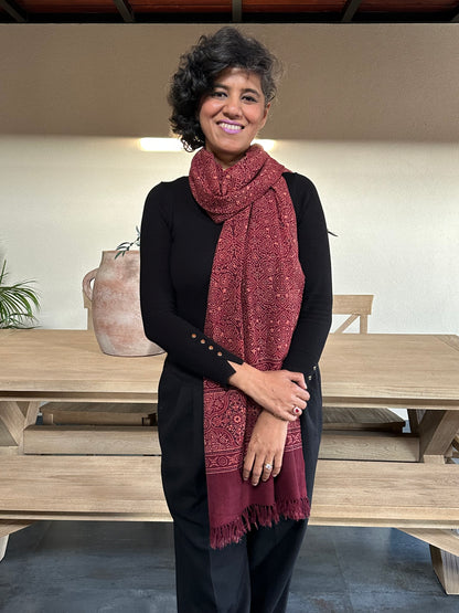 VIBHASU  COTTON  LINEN  STOLE