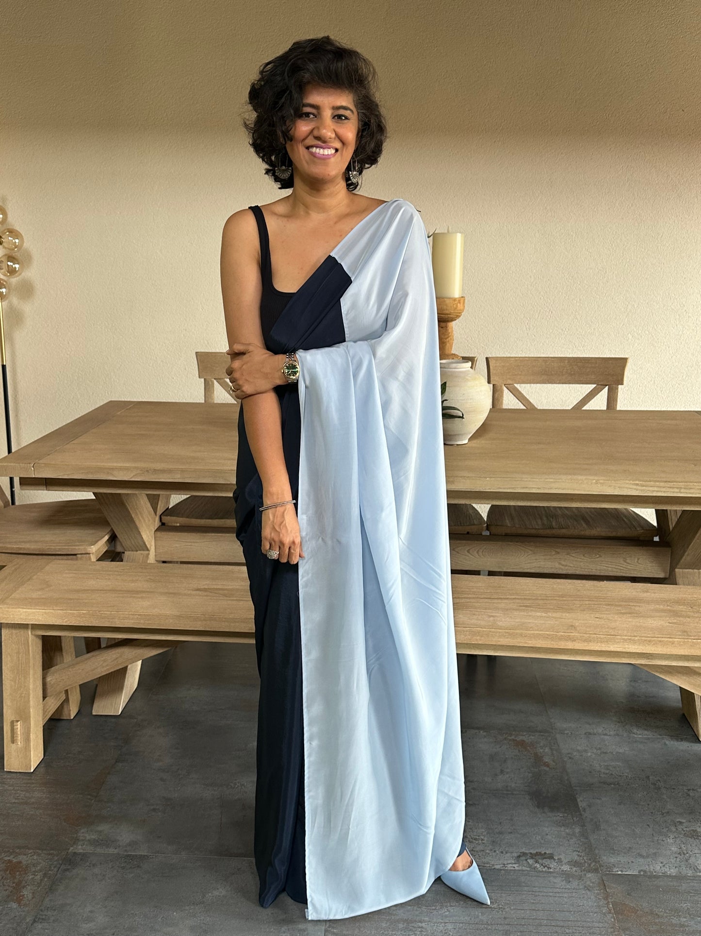 SKY LIGHT SAREE