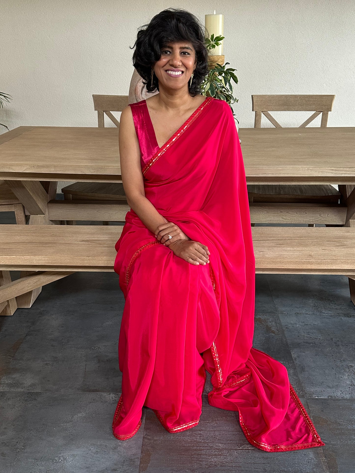 GARGI LACE SARI
