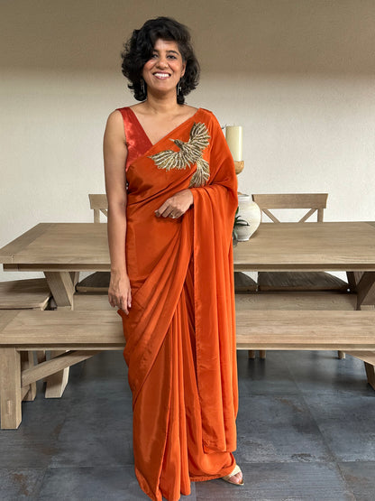 INSPIRE - CINNAMON BROOCH SARI