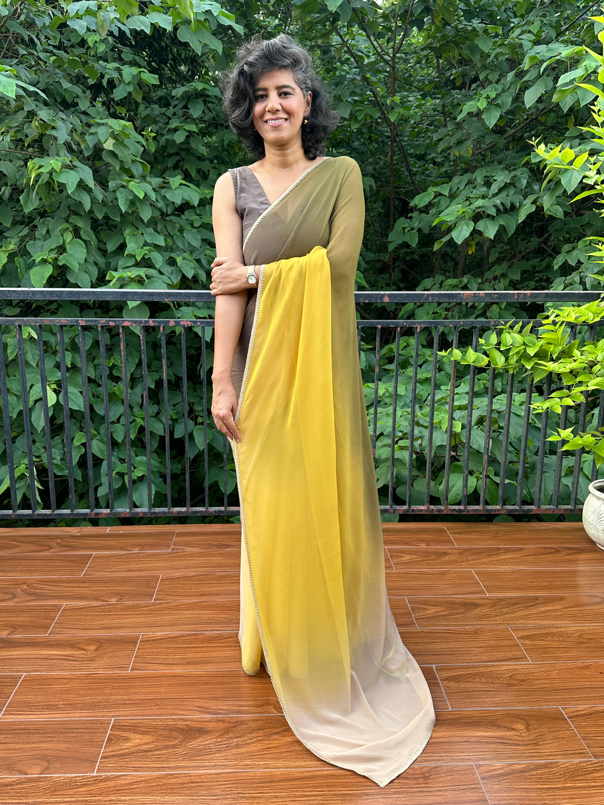 SMITHA GEORGETTE SARI