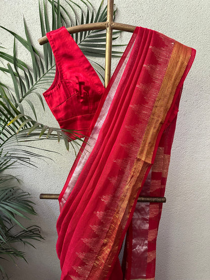 REEMA 9  LINEN  SARI