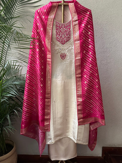 DEVIKA  RANI  SEMI STITCHED SUIT SET